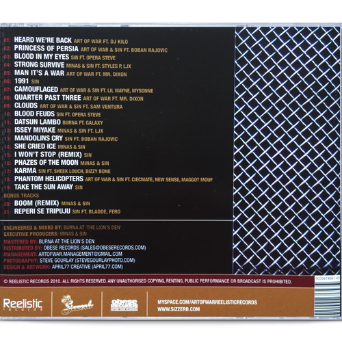CD Art Of War And Sin Cop It Volumen 3 Supremacy Nuevo - Imagen 2 de 2