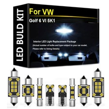 Car LED Interior Light Kit For VW Golf 6 VI 5K1 GTI GT R TSI White Bulbs Canbus