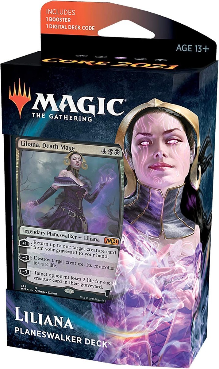 NEW Magic The Gathering Core Set 2021 Liliana Death Mage