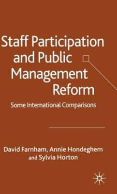 Staff Participation and Public Management Reform: Some International Comparisons