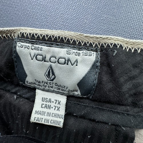 Volcom Cargo Shorts Boys 7 Black Relaxed Fit Skateboard Surf Casual - Picture 6 of 11