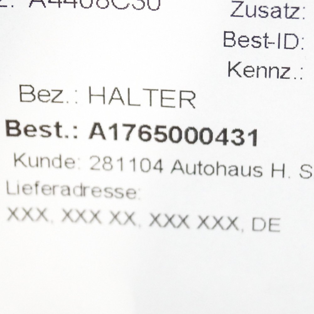 Mercedes-Benz CLA C117 Genuine Auxiliary Radiator Bracket 