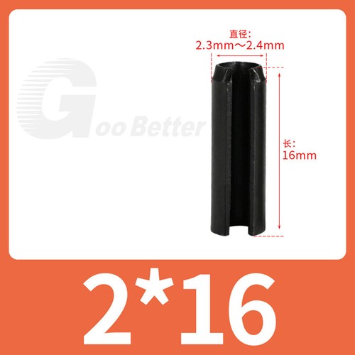 Spannstifte Spannhülsen Hohlsplinte Schwarz Verzinkt Stahl DIN 1481 1.5mm - 12mm - Picture 22 of 147