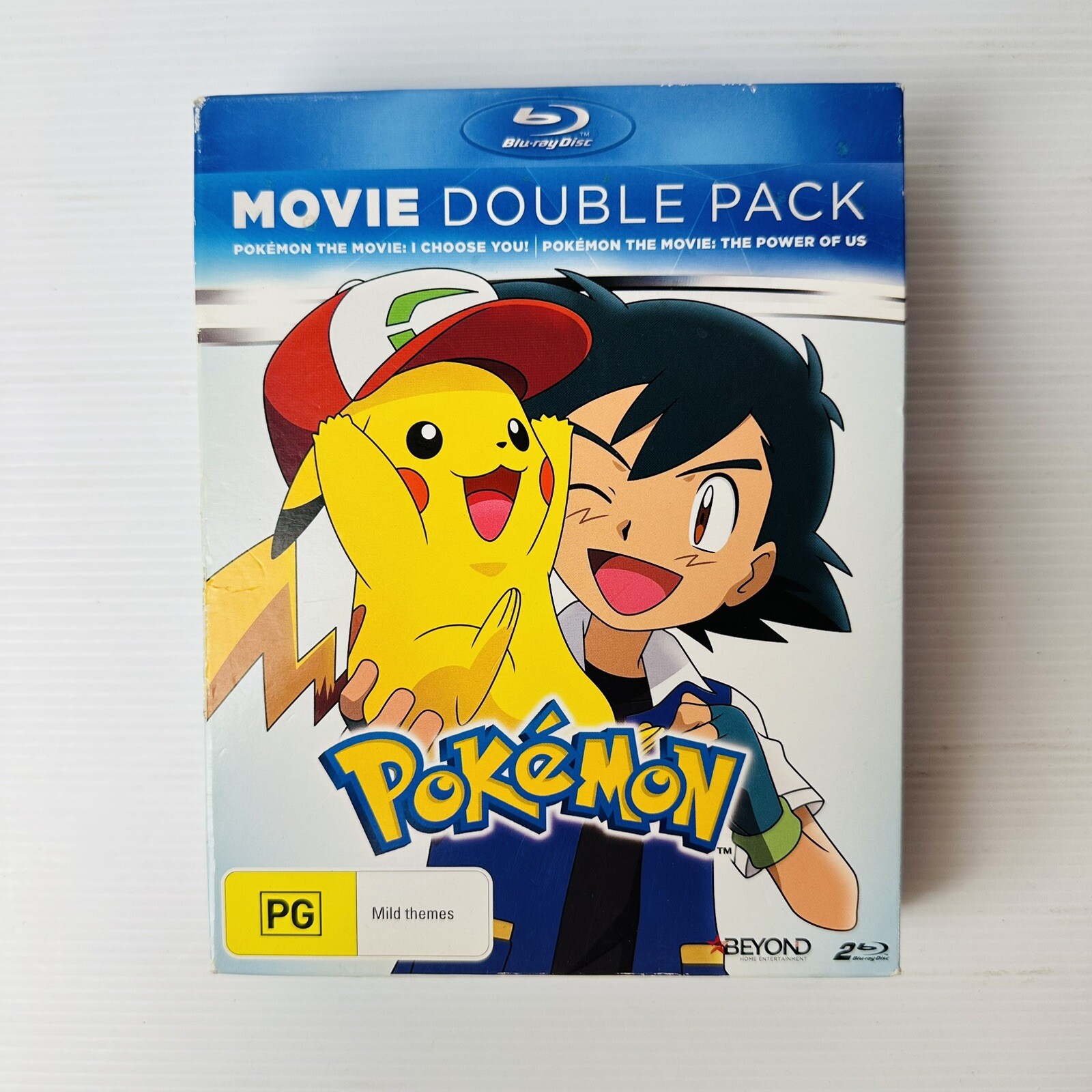 Pokemon Doble Pack DVD Bluray Región B I Choose you/The Power of Us
