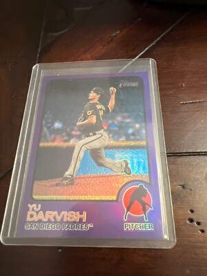 2022 Topps Heritage YU DARVISH #442 PURPLE REFRACTOR