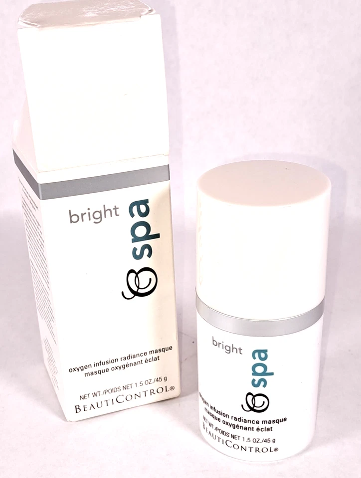 Nueva Mascarilla Open Box Beauticontrol Bright Spa Infusión de Oxígeno Radiance 1.5 OZ Foto 4 de 4