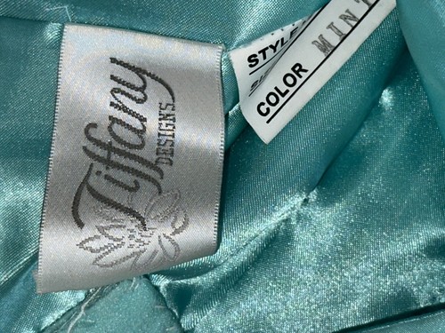 Tiffany Princess Designs Girls Mint Green Pageant Gown Dress Size 6 - Picture 10 of 12
