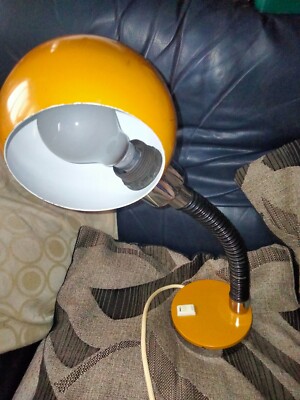 VINTAGE ITALIENISCHE MID CENTURY 60/70ER JAHRE KUGEL TISCHLAMPE LEUCHTE