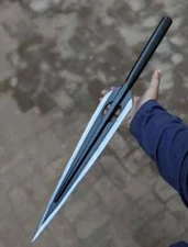 Custom Handmade High Carbon Steel Hunting Throwing Spear Head With Sheath