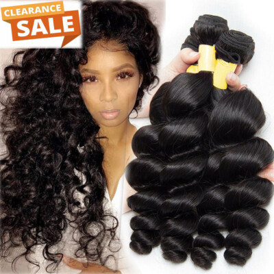 Loose Wave 1-4Bundles Brazilian Virgin Human Hair Extensions  display picture 3