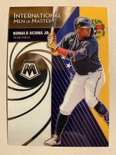 2021 Mosaic Baseball Ronald Acuna Jr. International Men Of Mastery Braves🔥🔥🔥