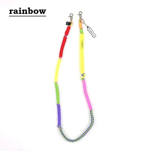 KenKagami × A SCENE Design Paracord Shoulder L/M Rainbow/Multi Black JAPAN NEW - 第 2/24 張圖片