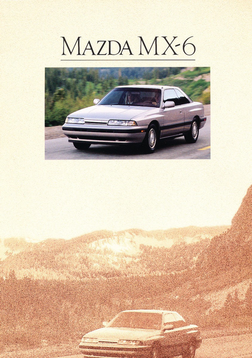 1990 Mazda Mx-6 Mx6 16-page Original Car Sales Brochure Catalog
