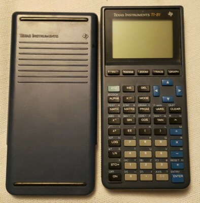 Texas Instruments Ti 81 Graphing Calculator For Parts Repair Not Working 33317073122 Ebay