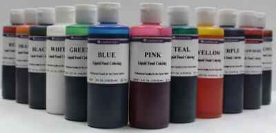 LorAnn Oils Liquid Gel Food Coloring - 4 oz. (select color Below)