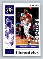 2020 Panini Chronicles #30 Anthony Davis Los Angeles Lakers