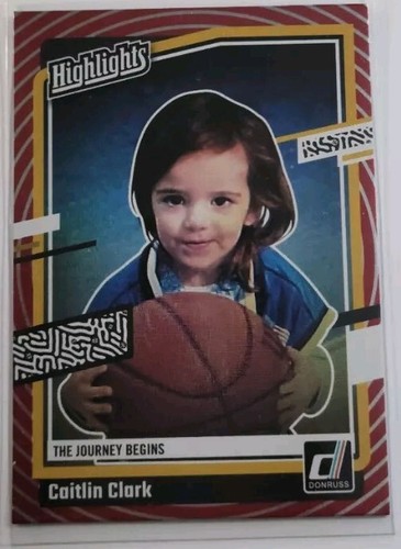 Caitlin Clark 2024 Highlights NBA Card No. H1 (RC)
