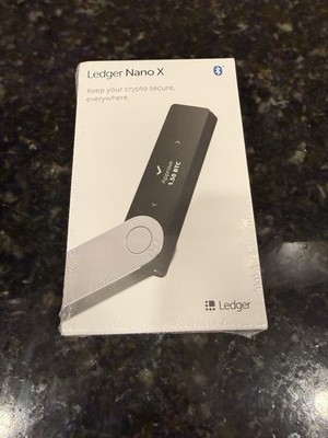 Ledger Nano X Cryptocurrency Bluetooth Hardware Wallet - Factory Sealed
