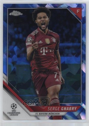 2021 Topps Chrome Sapphire UEFA Champions League Serge Gnabry #143 card