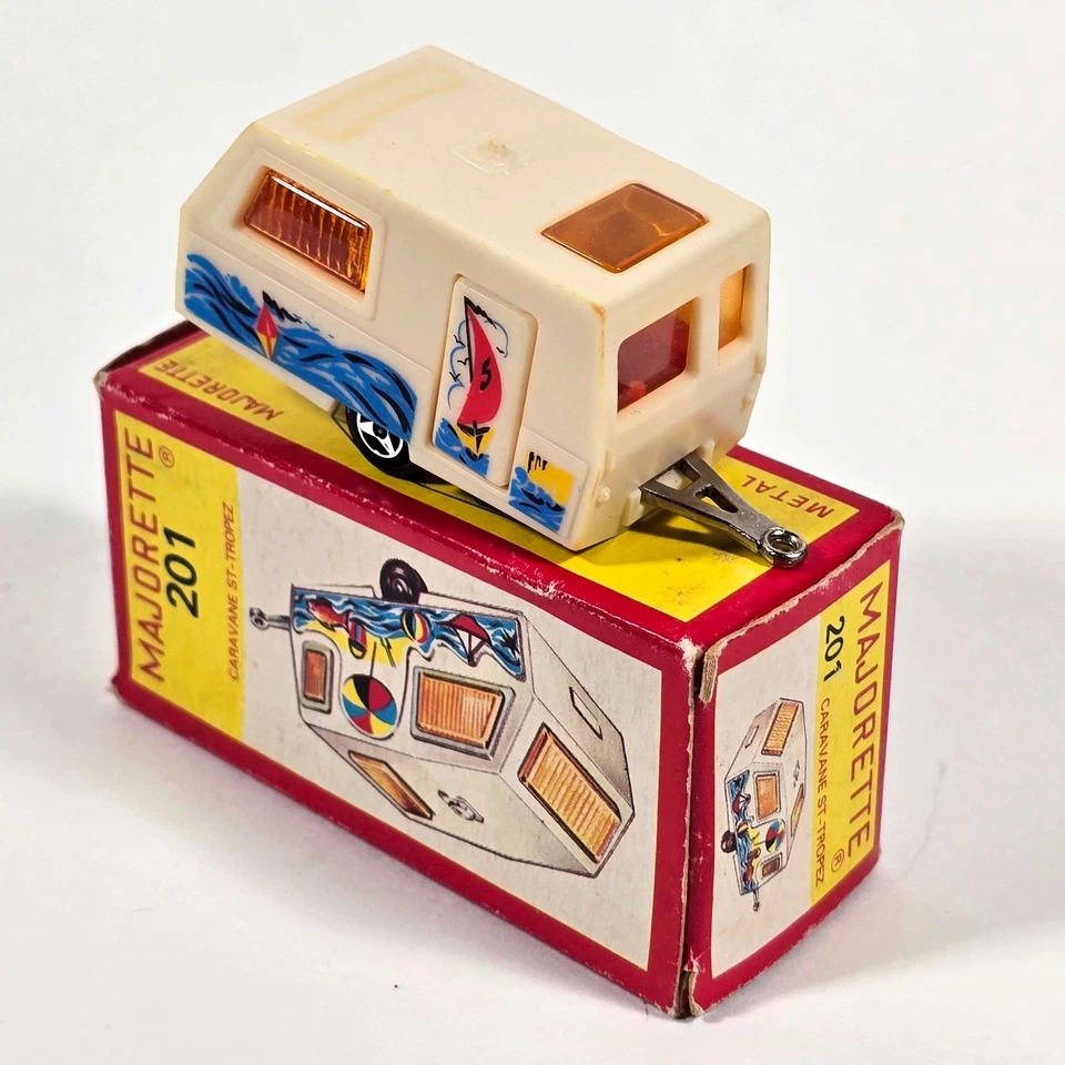 Vintage Majorette 201 Caravane St-Tropez / Scarce HTF Paper Box / Made in France - Image 3 of 4