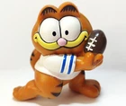 Vintage GARFIELD Figure Playing Football 1978 1981 United Feature Syndicate