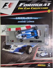 #37 Panini F1 Model Car Scale 1:43 Ligier JS11 Jacques Laffite 1979 + Magazine