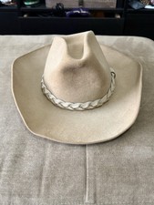 Vintage John B. Stetson 4x Beaver XXXX Western Cowboy Hat Sz 6 7/8