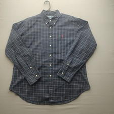 Ralph Lauren Shirt Men s Long Sleeve Classic Fit Multicolored Plaid Size XL
