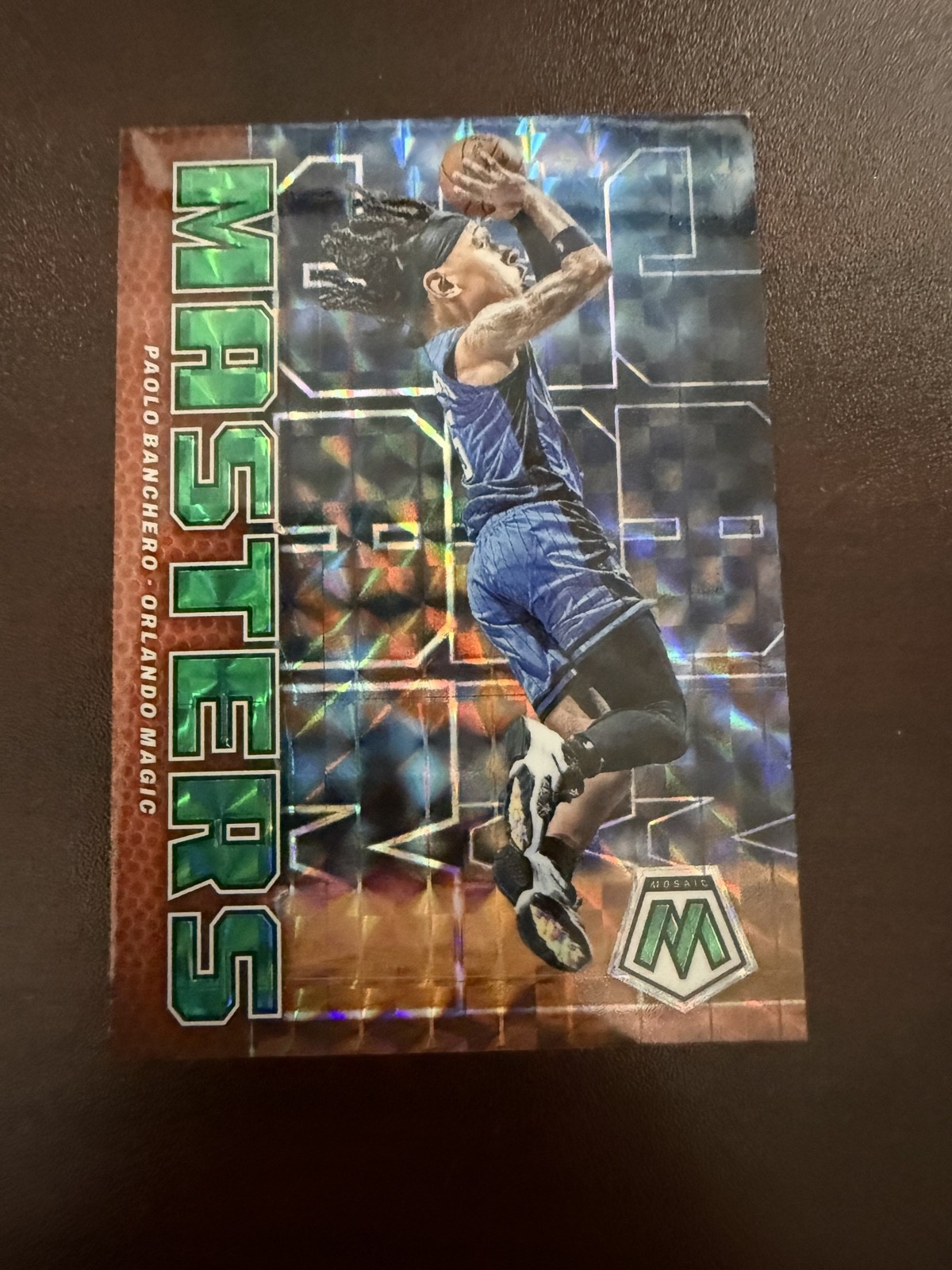 2022-23 Panini Mosaic - Jam Masters Paolo Banchero #15 Green Mosaic Prizm (RC)