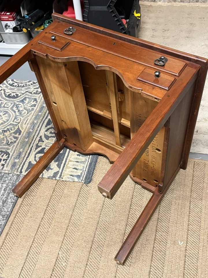 Bob Timberlake Lexington Solid Cherry Side Table/ Lowboy - Image 3 of 4