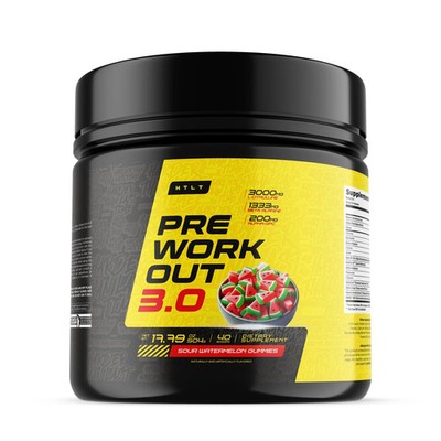 HTLT Pre-Workout 3.0 Sour Watermelon Gummies