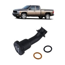 Engine Oil Filler Tube w/Gasket and Oil Filler Cap Compatible with Cadillac