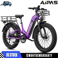 26" 1800W Ebike 36Mph Electric Bike Mountain Bicycle Fat Tire E-bike for Adults