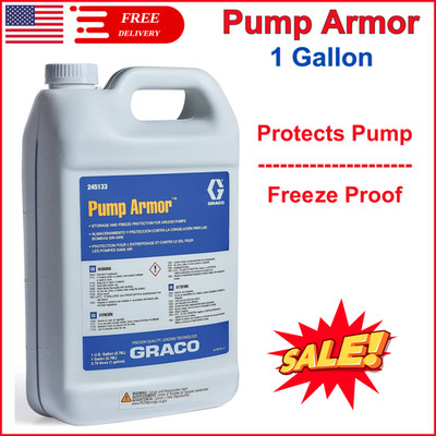 1-Gallon Pump Armor For Airless Sprayers, Storage & Freeze Protection, Corrosion