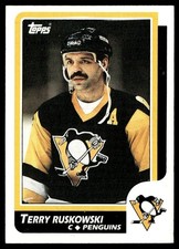 1986-87 Topps Terry Ruskowski Pittsburgh Penguins #111