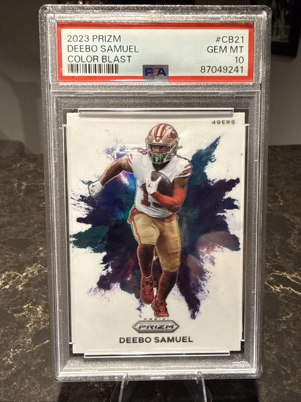 2023 Panini Prizm - Color Blast Deebo Samuel #CB-21
