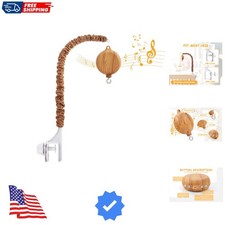 Crib Mobile Arm with Music Box - Imitation Wood - 23 Inch Mobile Arm for Crib...