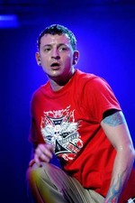 Chester Bennington performs with Linkin Park at the World Arena in- Old Photo