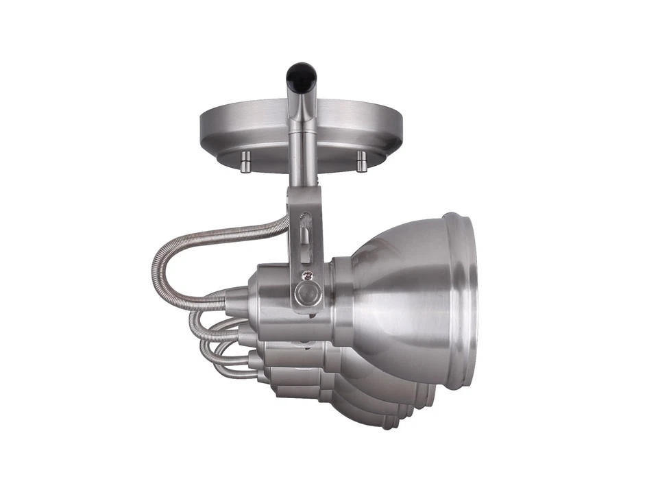 IT622A04BN10 Polo 4 Riel de Pista Ligero con Cabezales Ajustables, Níquel Cepillado Foto 4 de 4