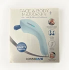 Conair Care Face & Body Massager Soft Tissue Vibration 4 Attachments HM16 - New