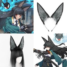 Zenless Zone Zero Hoshimi Miyabi Dress Simulated Plush Beast Ear COS Prop Gift