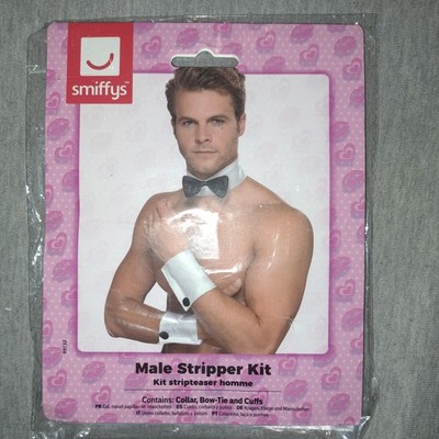 Male Stripper Kit Instant Adults Naked Butler Buff Hen Night Party Fancy Dress