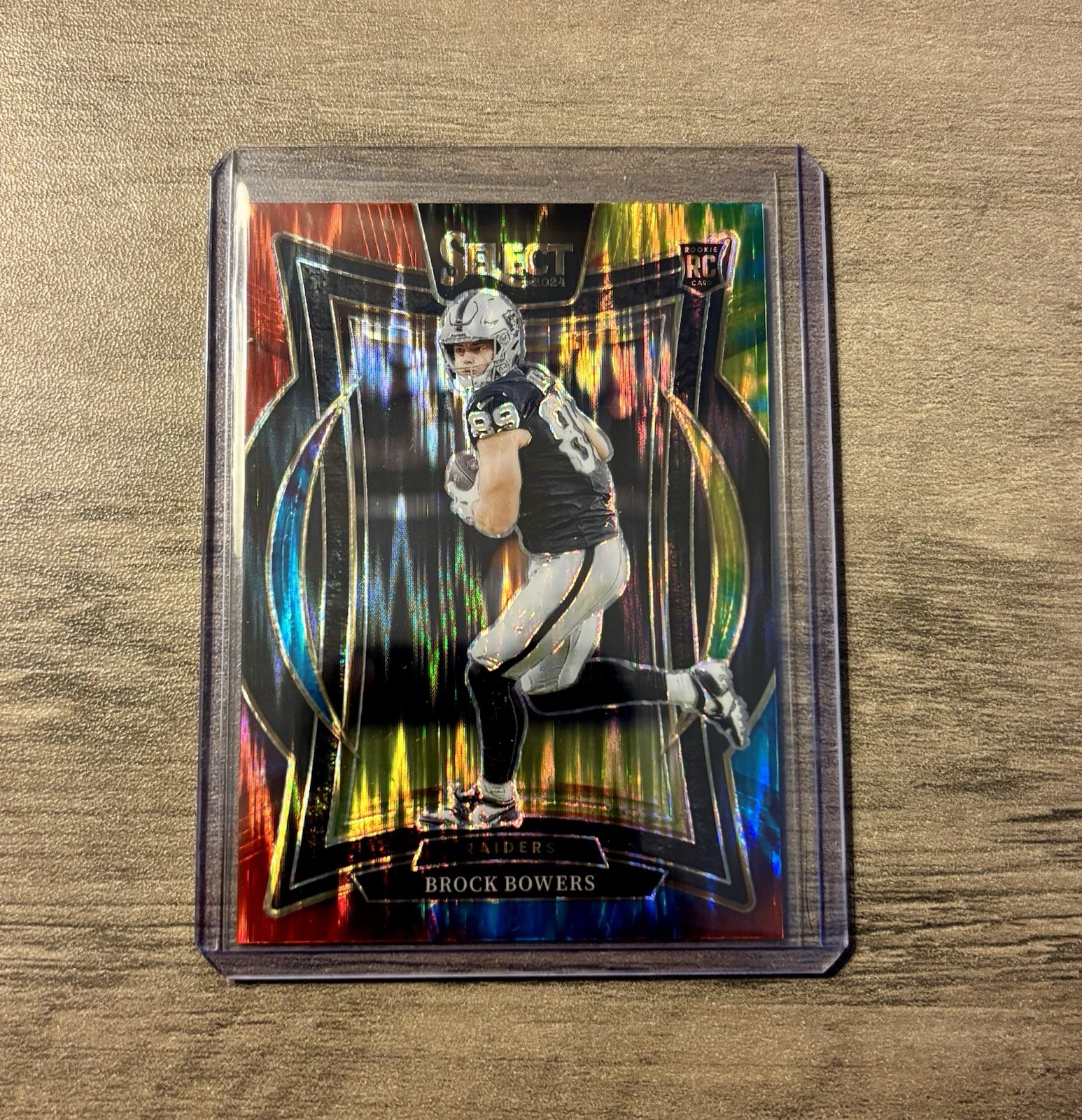 2024 Select Brock Bowers Tie Dye Concourse # /25 Raiders Rookie RC SSP Raiders