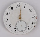 Antique Zenith Swiss Pocket Watch Dial & Movement 44mm - Parts