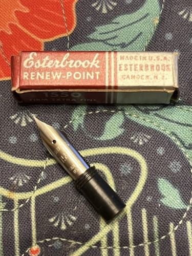 New Old Stock Esterbrook Fountain Pen Renew-Point; 1550 Extra Fine - NOS in Box - Picture 1 of 2