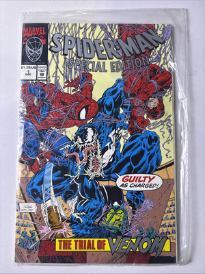 Spider-Man #1 Special Edition Trial of Venom (1992 Marvel) UNICEF SEALED HTF!