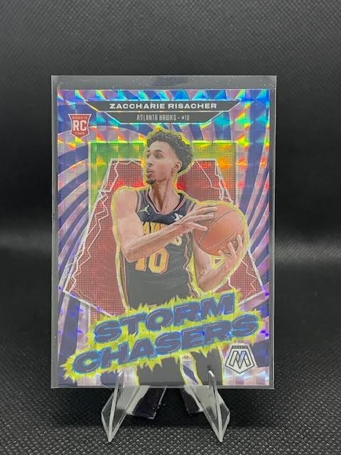 2024-25 Panini Mosaic Prizm  #18 - Zaccharie Risacher - Storm Chasers - RC