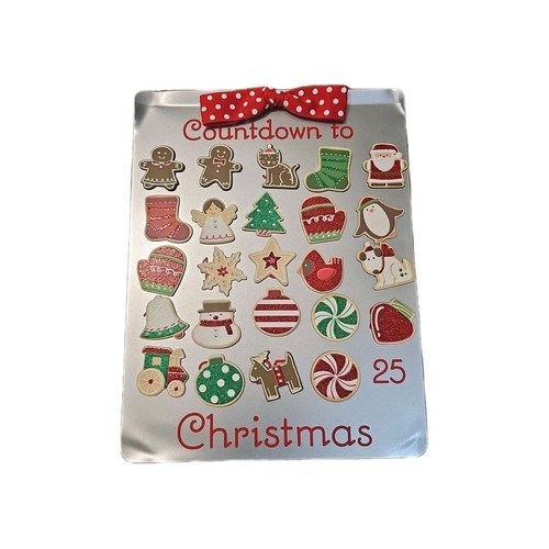Hallmark Countdown to Christmas Magnetic Cookie Sheet Advent Calendar - 第 1/4 張圖片