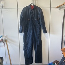 Big Ben by Wrangler Mens Navy Insulated Quilted Coveralls Small Regular USA Made