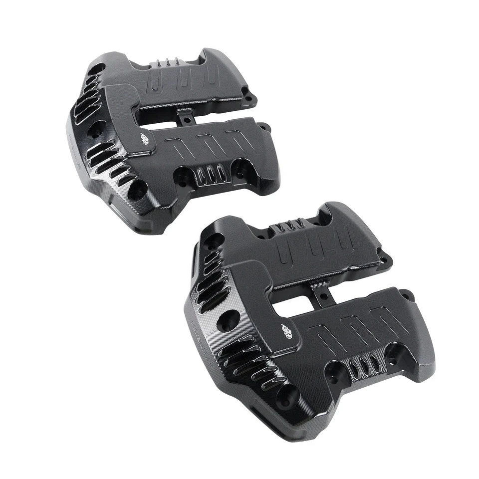 Cubierta de caja basculante de aluminio para motores M8 para Harley 2018 + Softail Sport Glide FXLRS Foto 3 de 4